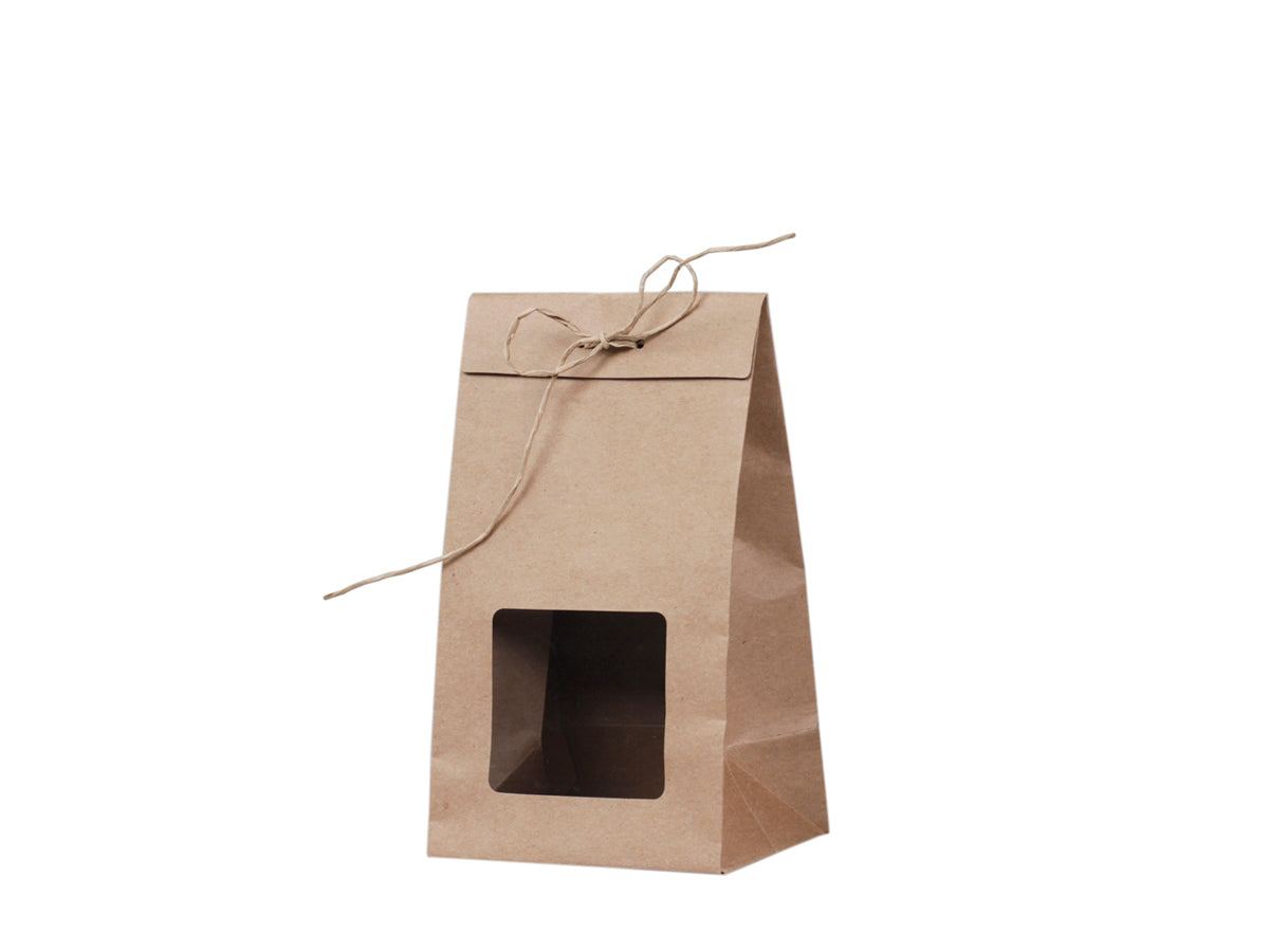 Chic Antique Geschenktüte mit Fenster, klein
