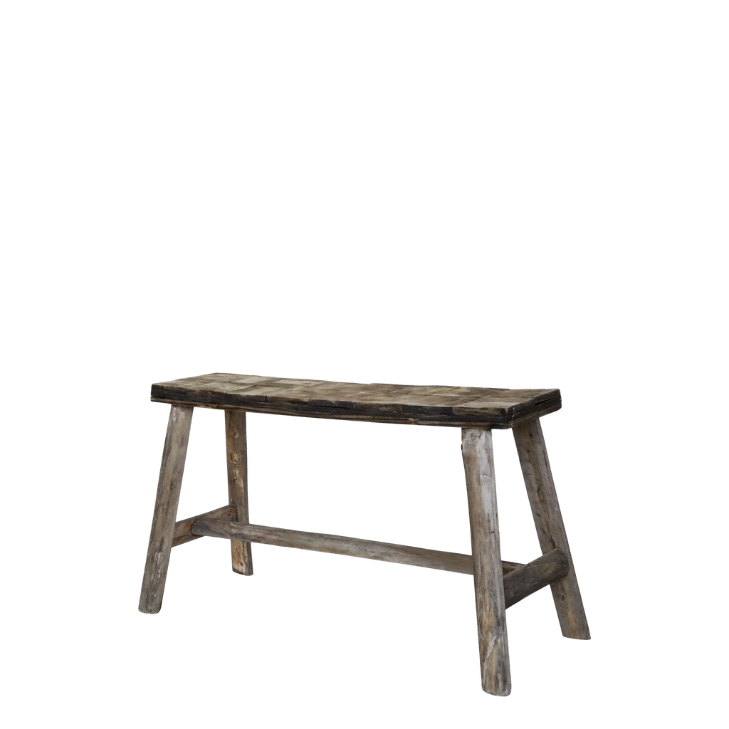 Chic Antique Bank aus Tanoak-Holz