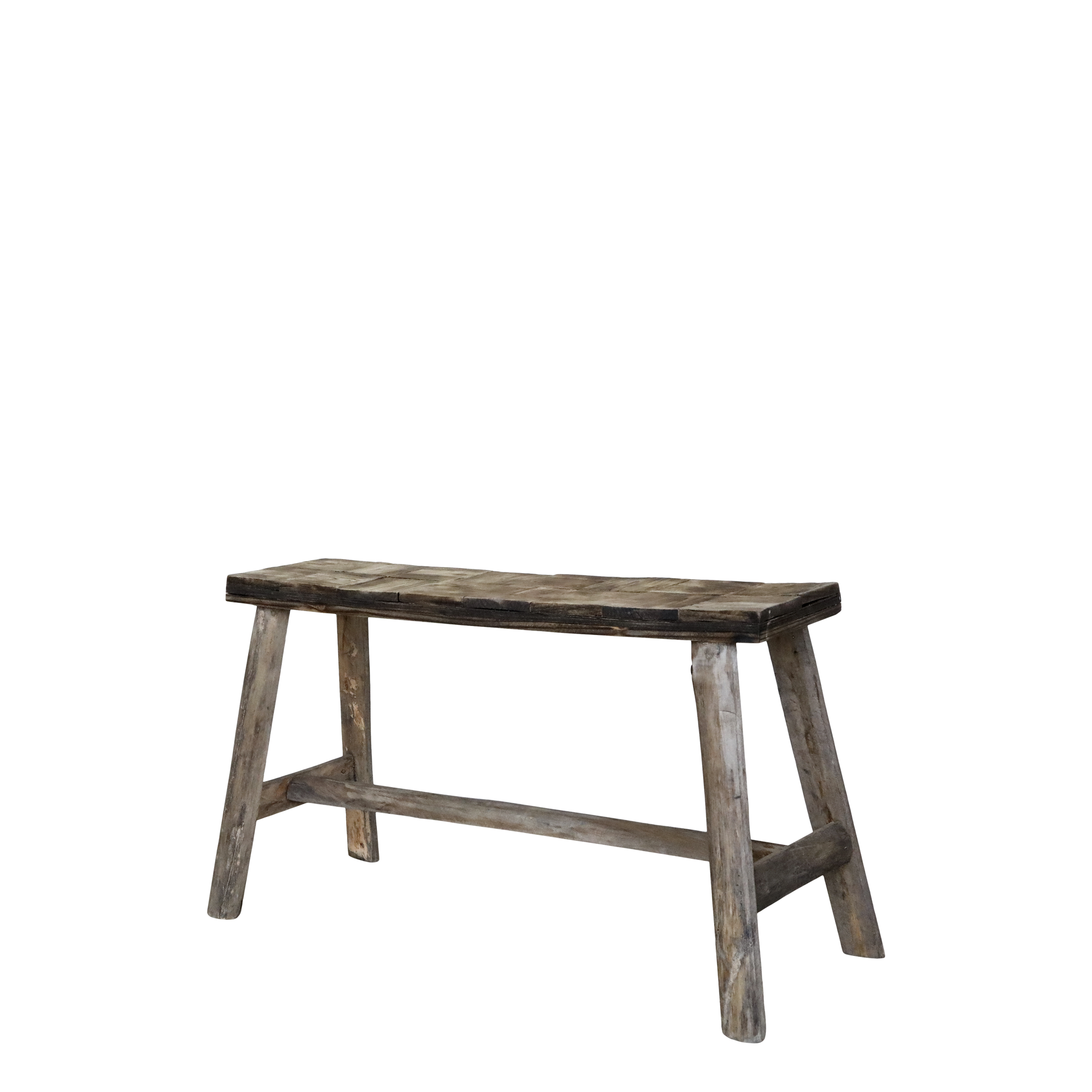 Chic Antique Bank aus Tanoak-Holz