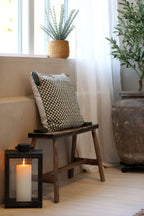 Chic Antique Bank aus Tanoak-Holz