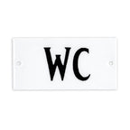Strömshaga Emailleschild WC