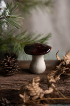 Storefactory Skogsryd - braunes Pilzdekoobjekt, 6 x 7 cm