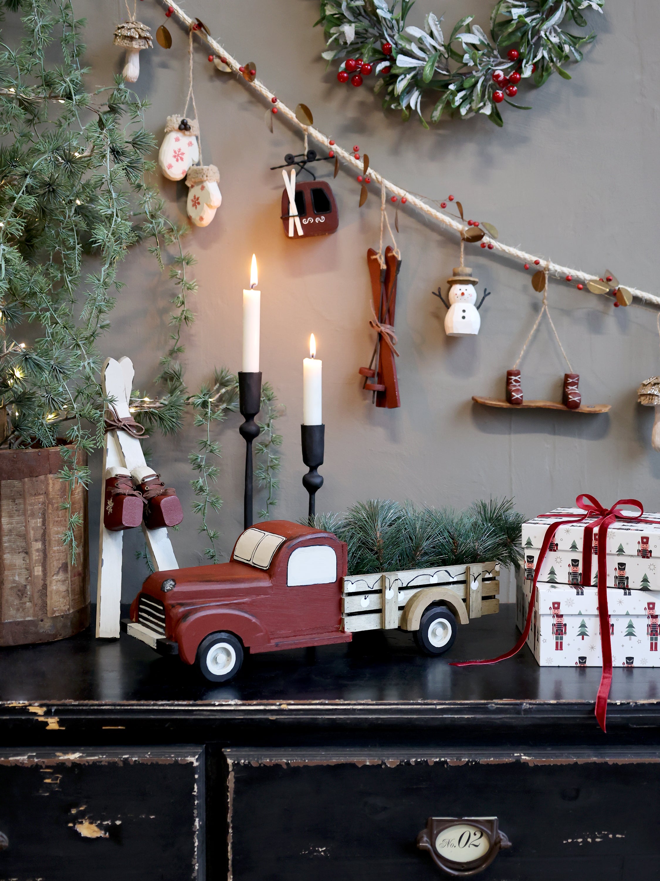 Chic Antique Weihnachtstruck 45cm lang