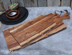 Chic Antique Laon Tapasbrett Akazienholz H1,5/L45/B21 cm natur