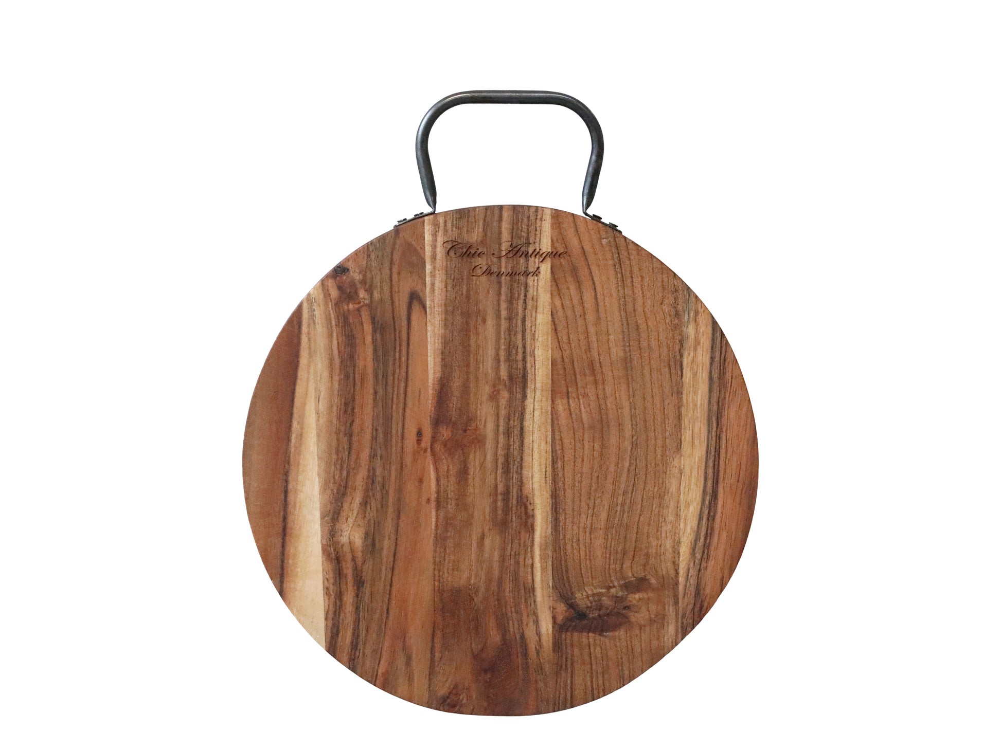 Chic Antique Laon Tapasbrett 30cm rund Akazienholz