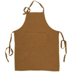 Ib Laursen Schürze mit Tasche cognac