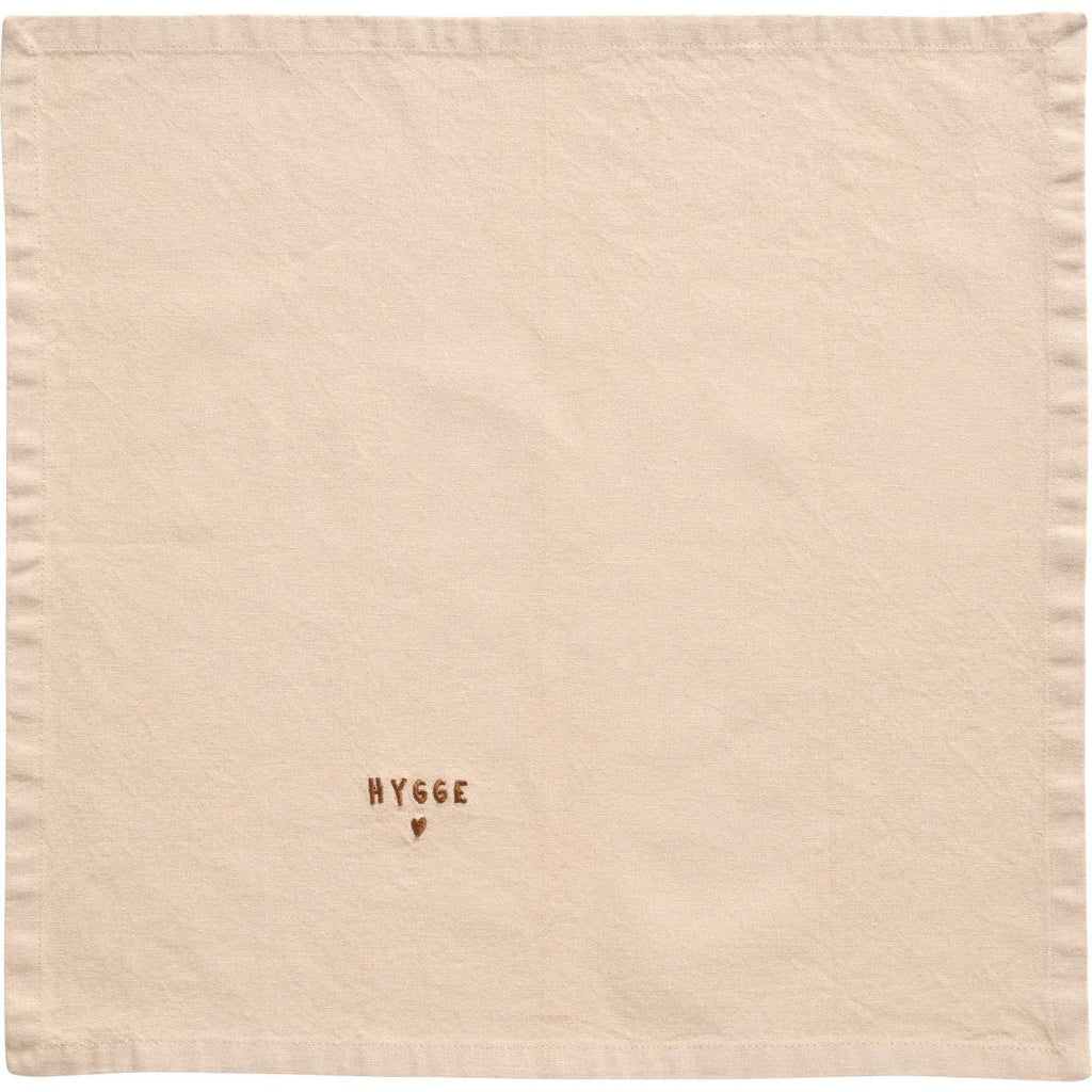 Ib Laursen „Tradition – Hygge“ Stoffserviette, Leinenfarben (40 × 40 cm)