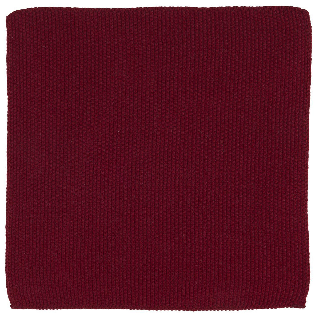 Ib Laursen Mynte "Rhododendron“ – Gestrickter Spüllappen, 25 × 25 cm