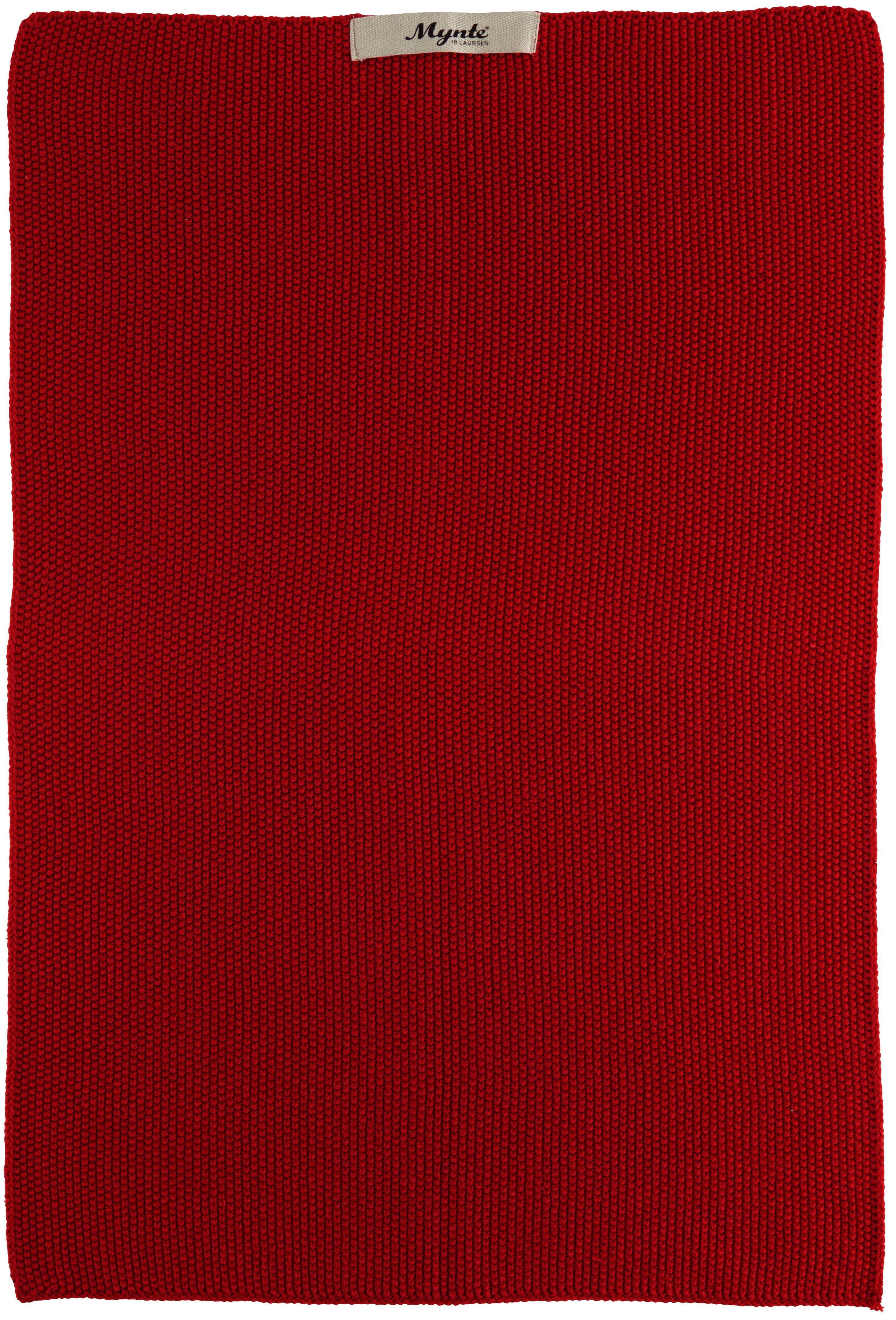Ib Laursen Handtuch Mynte Strawberry gestrickt
