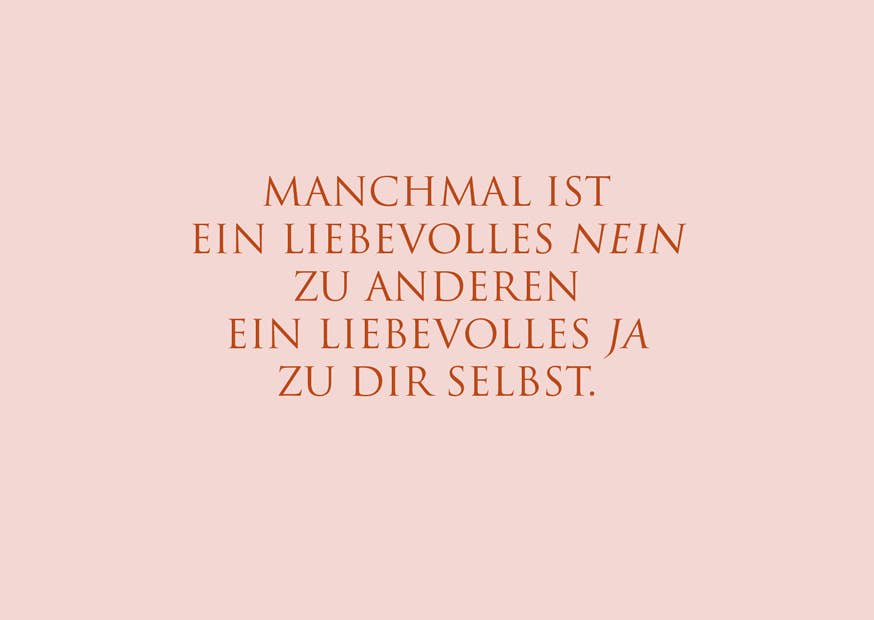 Postkarte "Ein liebevolles Ja…"