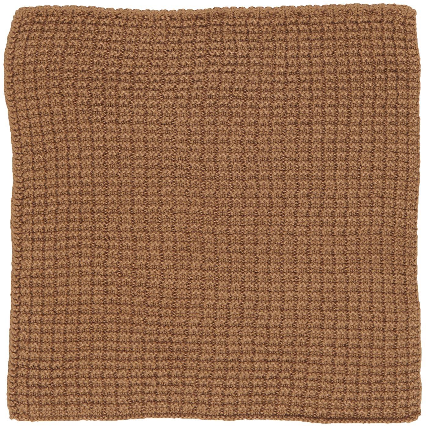 Ib Laursen Spüllappen Mynte braun gestrickt