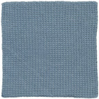 Ib Laursen Spüllappen staubig blau gestrickt