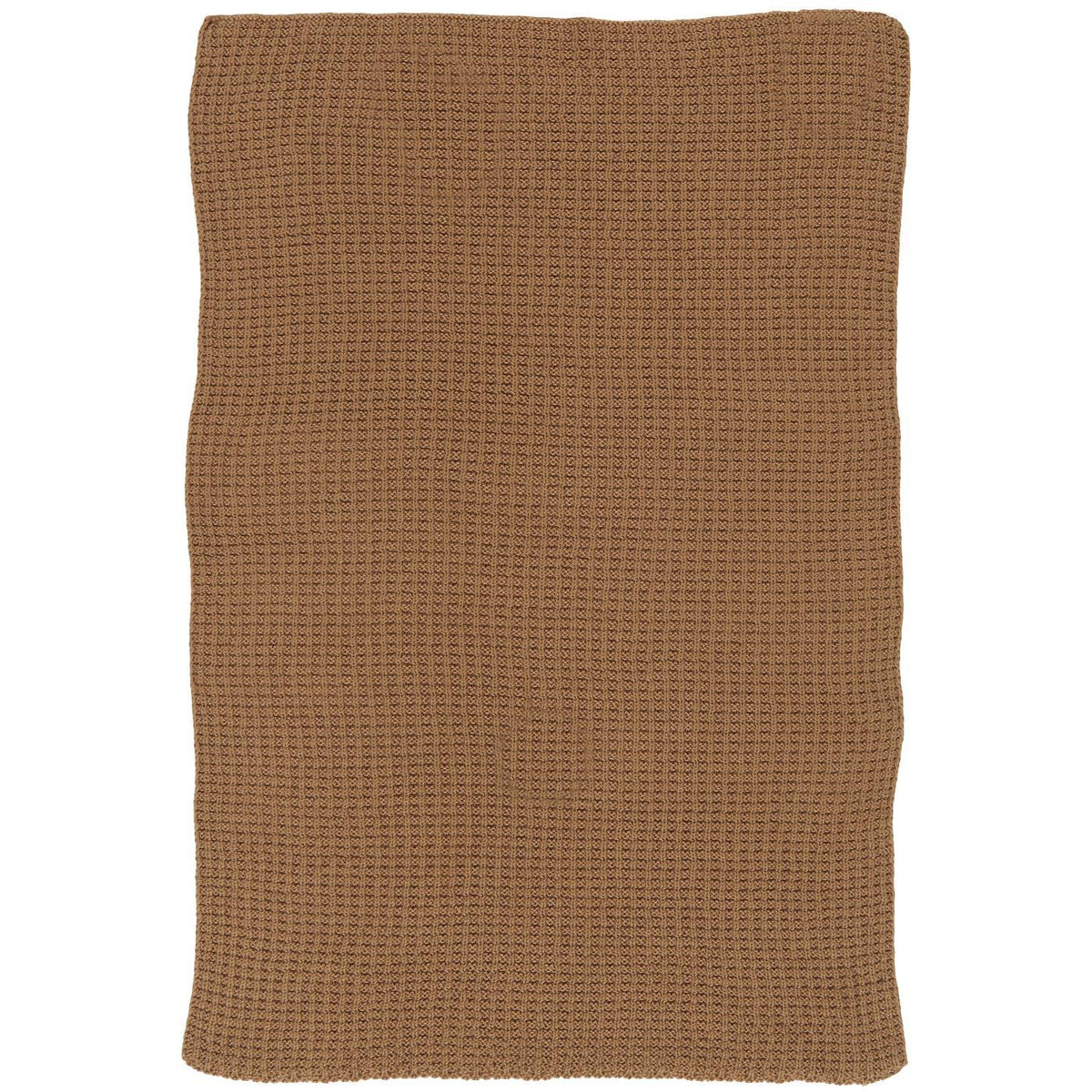 Ib Laursen Handtuch Braun gestrickt – Baumwolle 40 × 60 cm