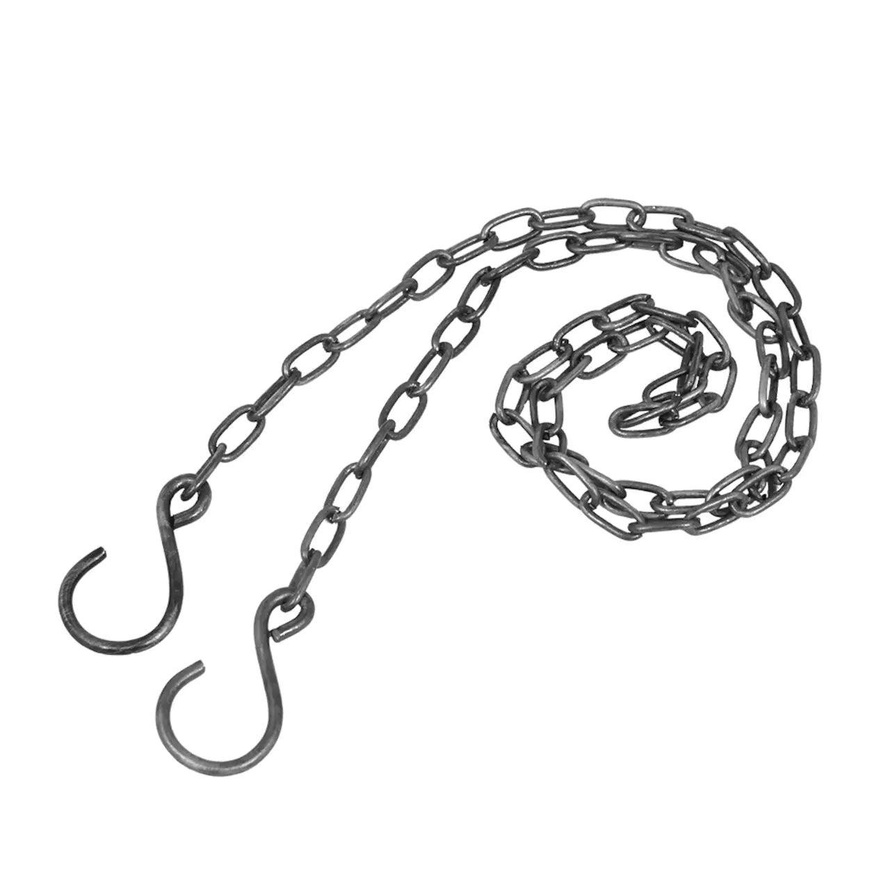 Strömshaga Kette 1m dünn, antique zink mit Haken - L 100cm