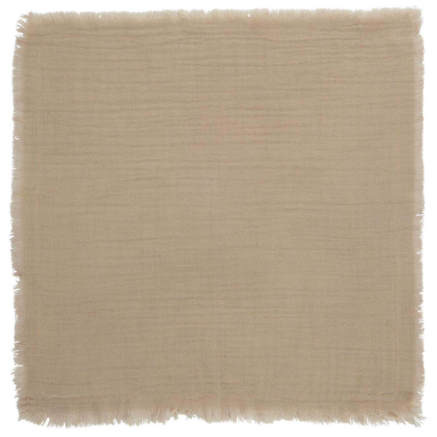 Ib Laursen Stoffserviette doppelt gewebt sand/beige