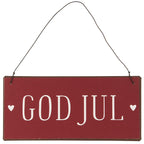 Ib Laursen Metallschild God Jul