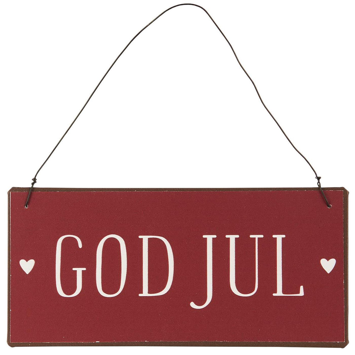 Ib Laursen Metallschild God Jul
