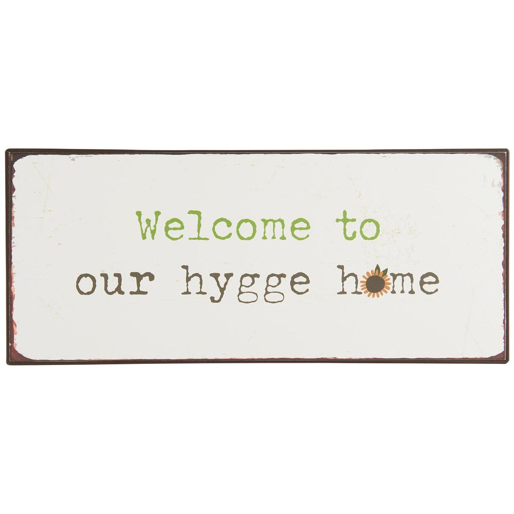 Ib Laursen Metallschild - Welcome to our hygge home