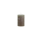 Chic Antique Macon Stumpenkerze olive, H8/D5 rustikal
