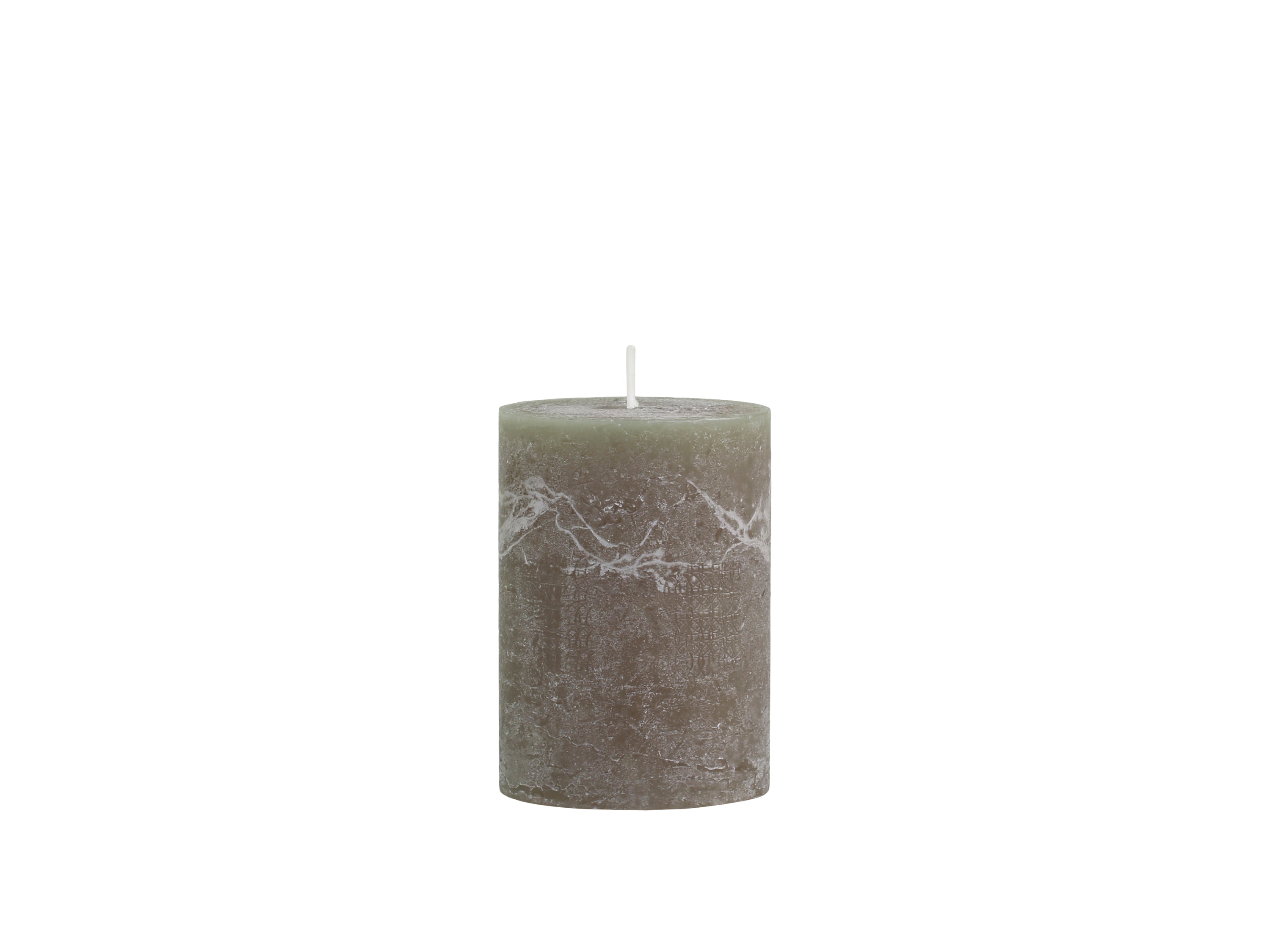 Chic Antique Macon Olive Stumpenkerze, H10/D7
