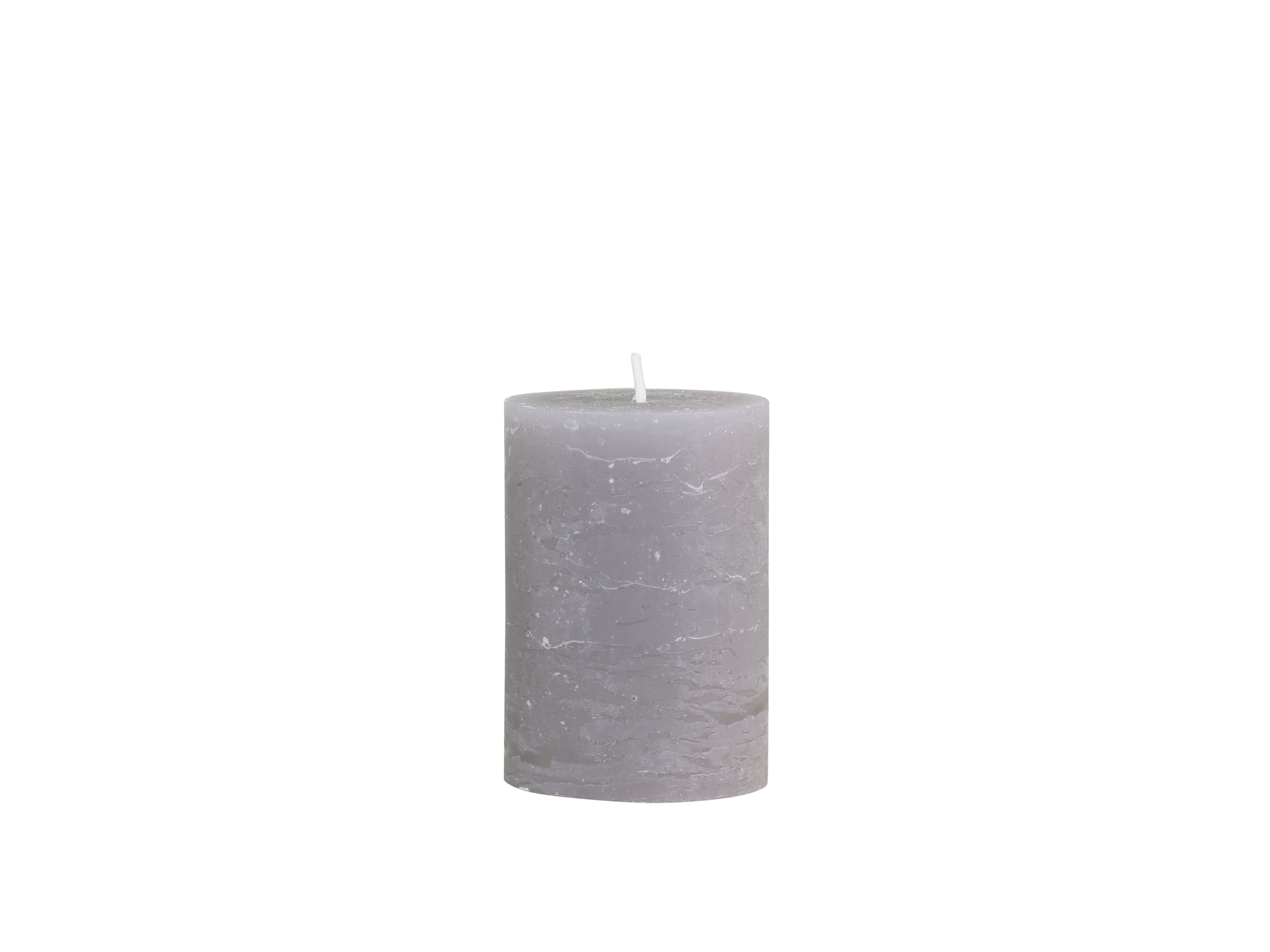 Chic Antique Macon Stumpenkerze Grau H10/D7cm