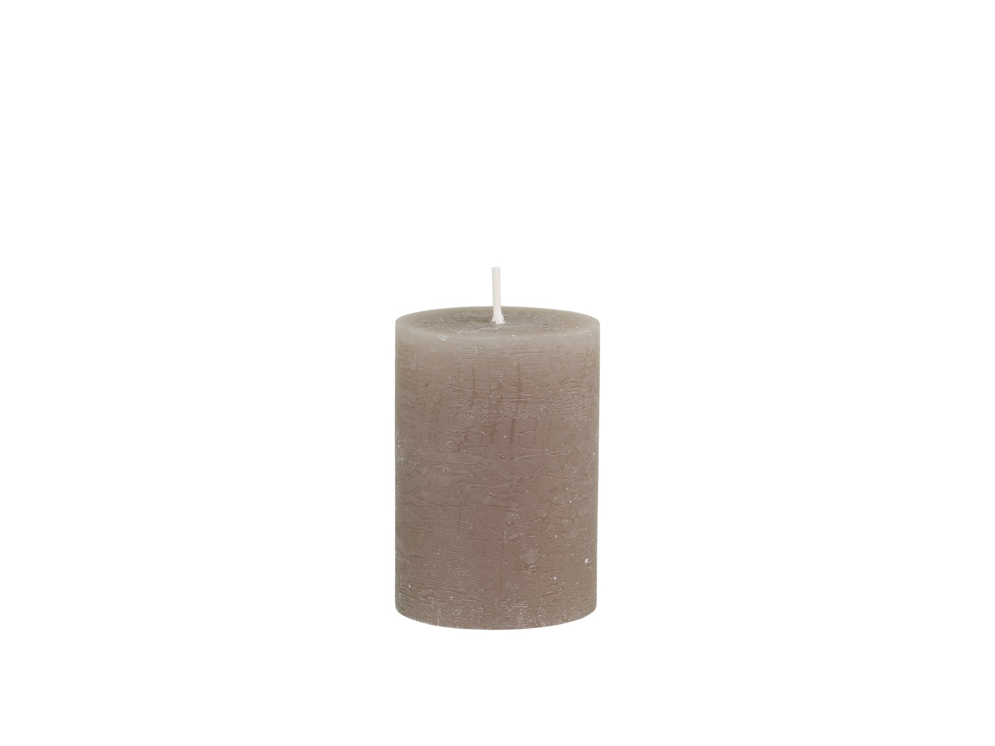 Chic Antique Macon Linen Stumpenkerze, H10/D7