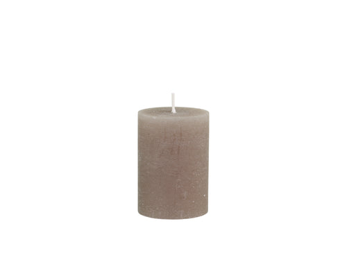 Chic Antique Macon Linen Stumpenkerze, H10/D7