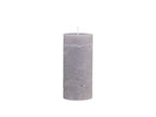 Chic Antique Macon Stumpenkerze grau, H15/D7cm