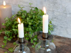 Chic Antique Kerzenhalter mit Dekor - Kerzenaufsatz, messing