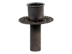 Chic Antique Kerzenhalter mit Dekor - Kerzenaufsatz, messing