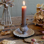 Chic Antique Kammerleuchter, antik mokka