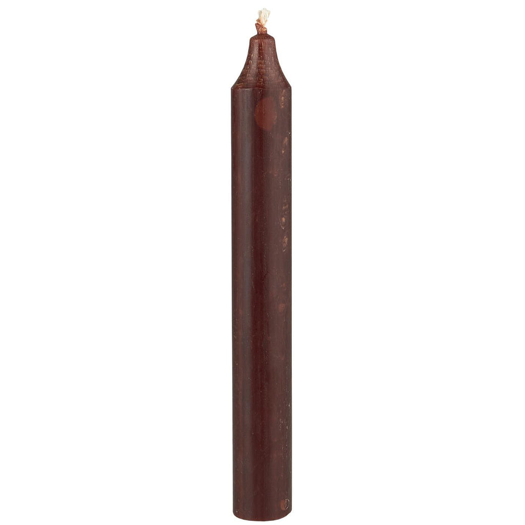 5er Set Stabkerze chocolate rustikal Ø:2,2 H:18
