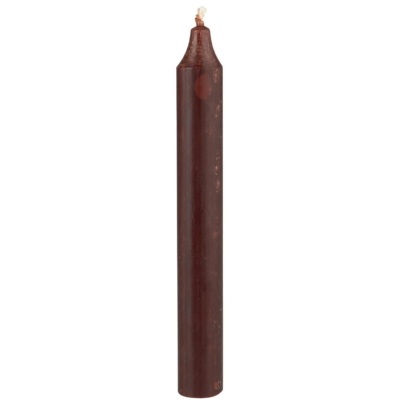 5er Set Stabkerze chocolate rustikal Ø:2,2 H:18