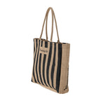 Bloomingville Jutetasche "Bergamo" schwarz/natur