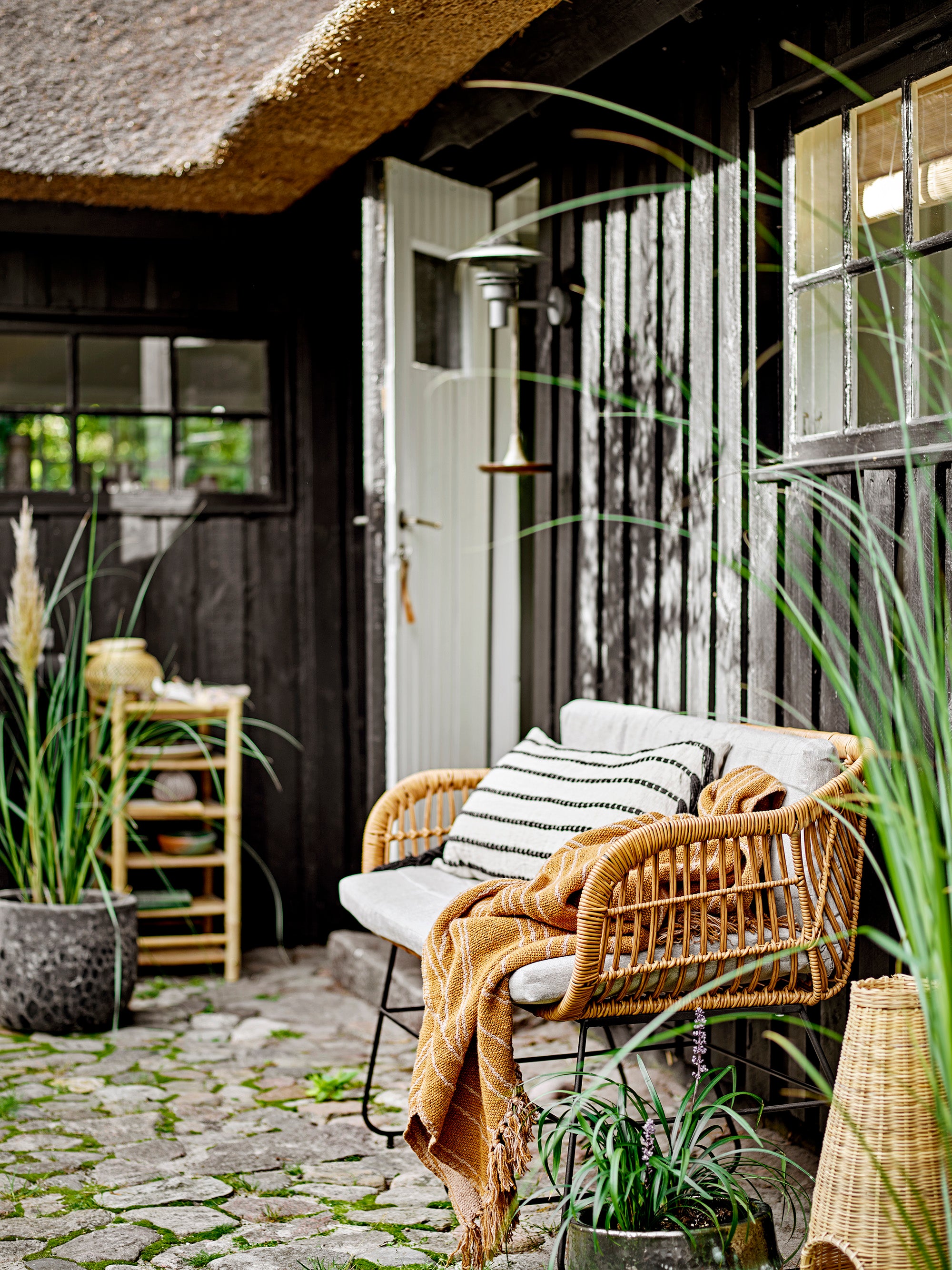 Bloomingville Plaid/Decke Ginna