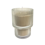 Home Society Kerze Rippled, Farbe sand