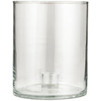 Kerzenhalter Glas für 2,2 cm Kerzen, mit fixiertem Einsatz