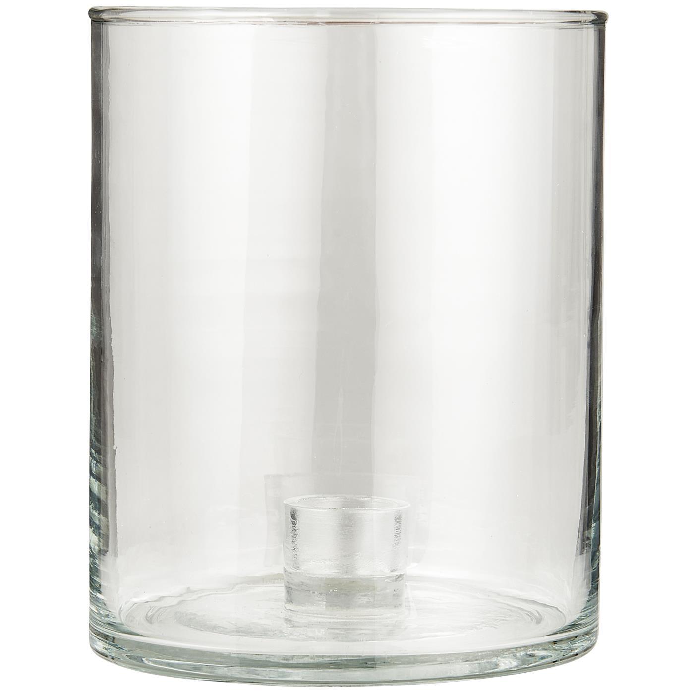 Kerzenhalter Glas für 2,2 cm Kerzen, mit fixiertem Einsatz