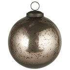 Ib Laursen Weihnachtskugel pebbled Glas soil Bauernsilber groß