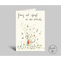Annelis Art Karte zur Einschulung mit Spruch | Klappkarte + Umschlag| Ganz viel Spaß in der Schule