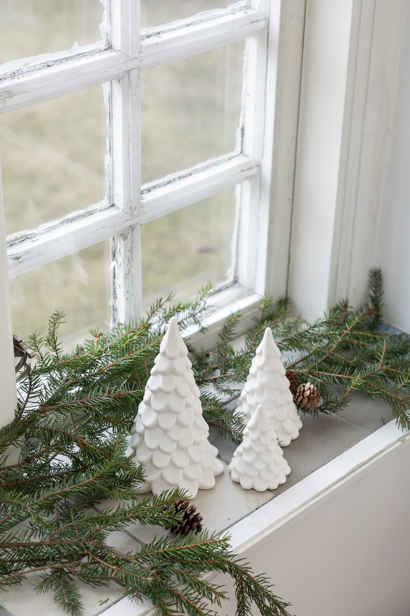 Storefactory Tannenbaum Norrskog - Größe medium, matt, weiß