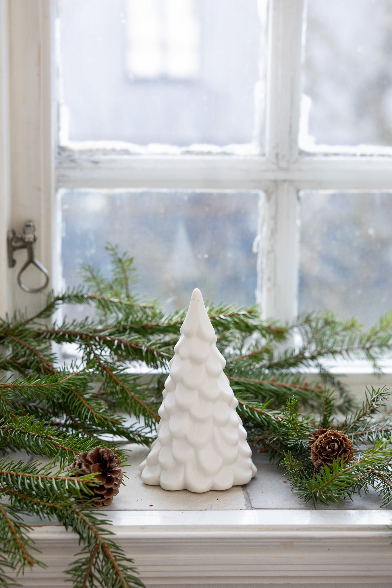 Storefactory Tannenbaum Norrskog - Größe medium, matt, weiß