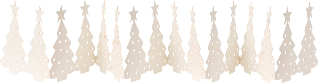 Weihnachtstischdekoration Tannenbäume