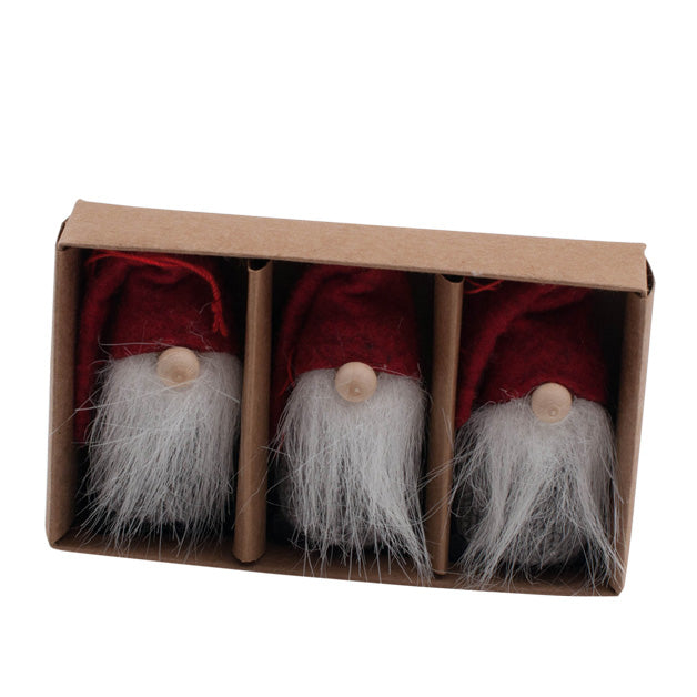Miljögarden kleine Tomte Wolly 3er Set zum hängen