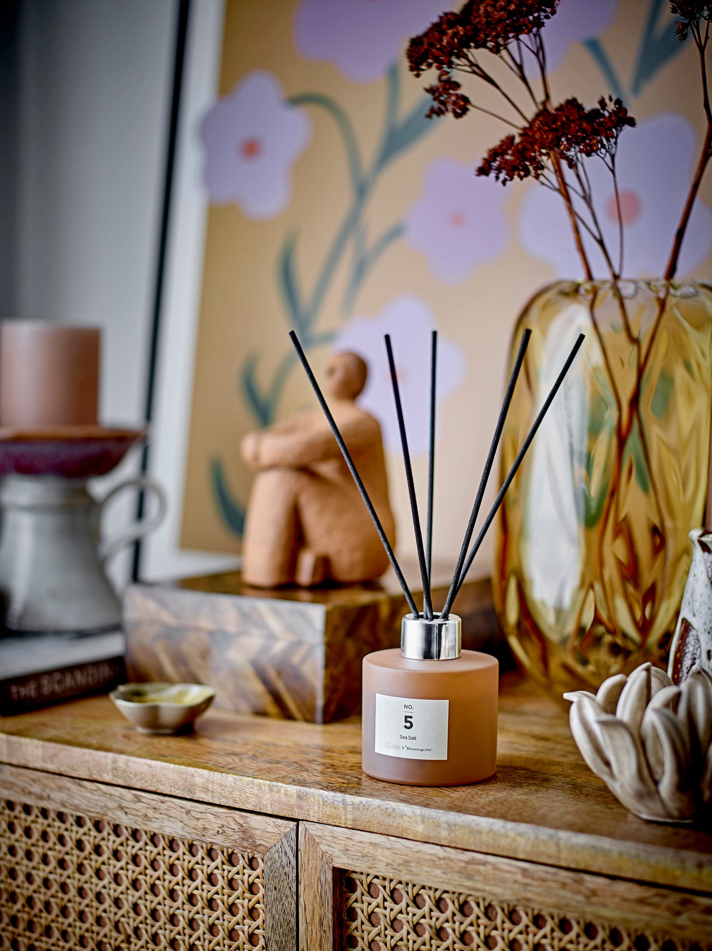 Bloomingville NO. 5 - Sea Salt Scent Raumdiffuser, Braun, Duftflüssigkeit, Raumduft