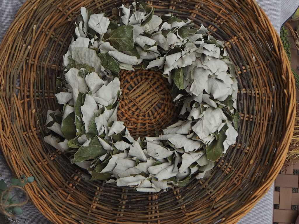 Naturkranz aus Eichenlaub · Einzelstück · Ø ca. 28 cm
