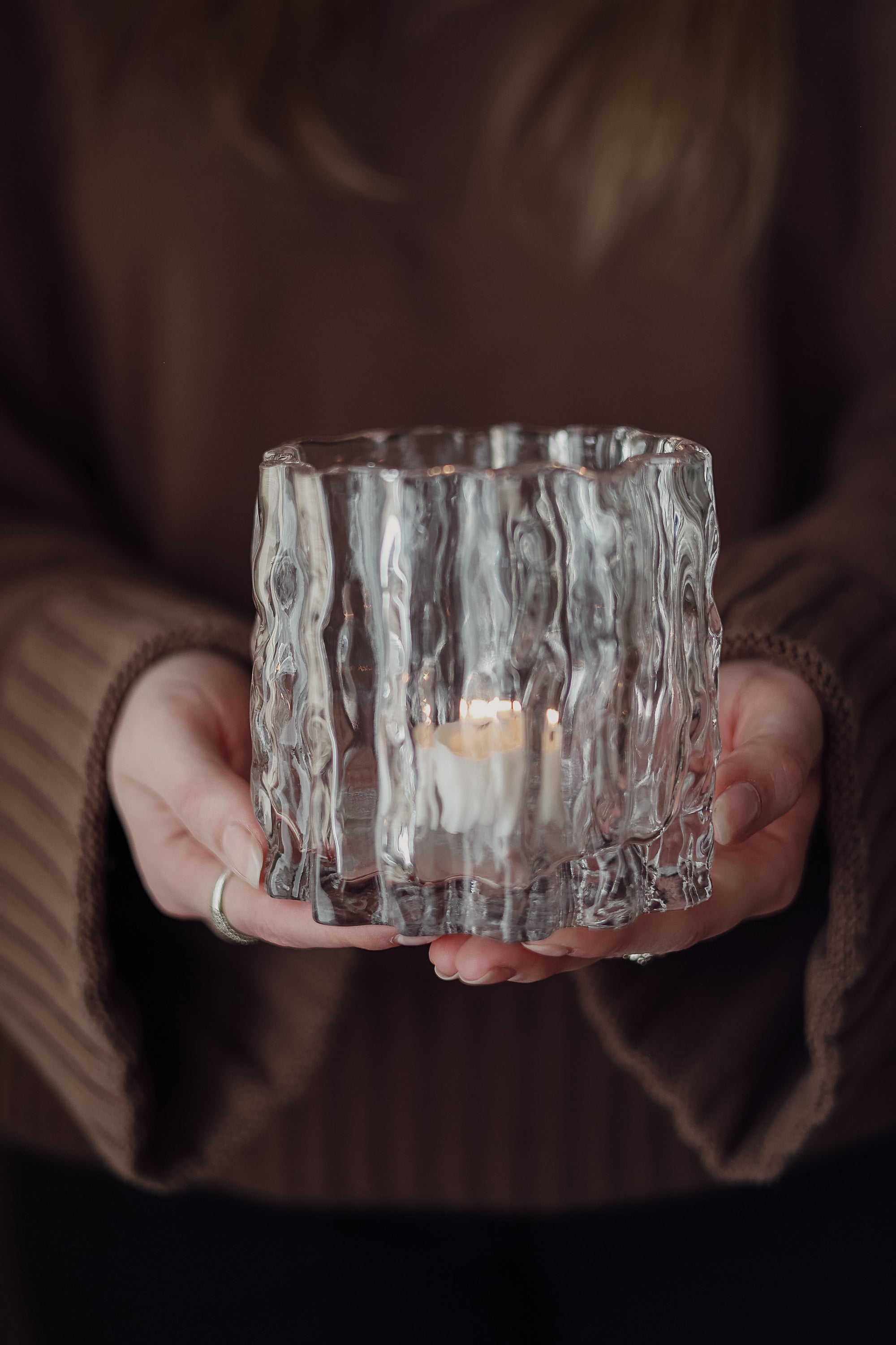 Maja’s Cottage Laterne „Classico“, klein, klar – 11 × 12 cm