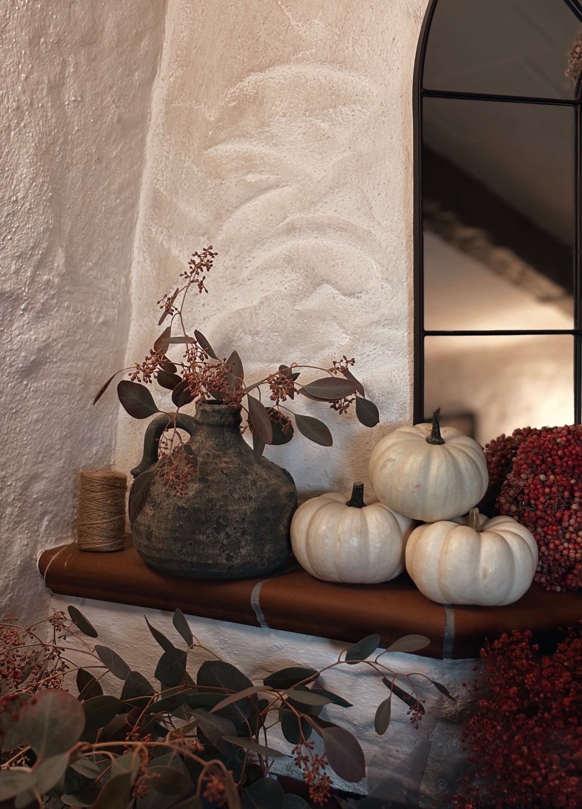 Rustikale Vase in Antik-Optik