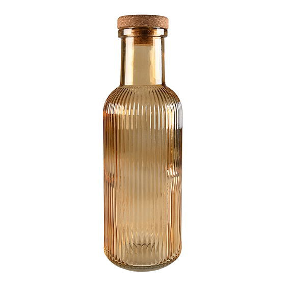 Det Gamle Apothek Flasche mit Korkverschluss, braun