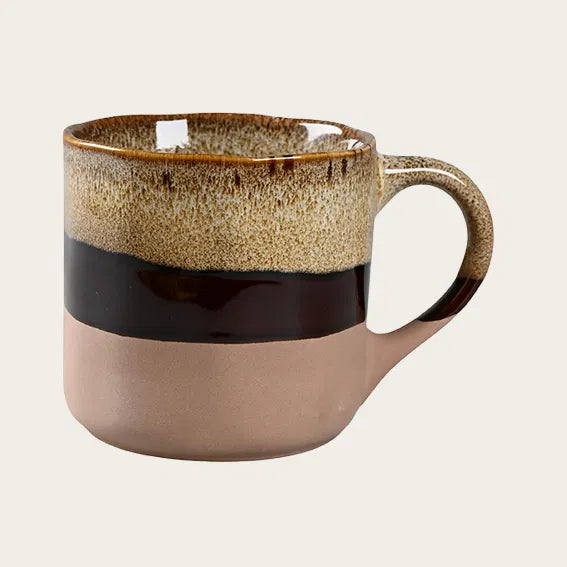 Det Gamle Apothek Tasse braun/rosa